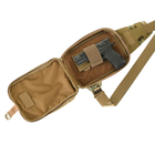 Армейская сумка тактическая военная M-Tac Sling Pistol Bag Elite Hex Multicam мультикам (SK-N1451S) - изображение 3