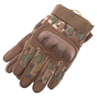 Рукавички тактичні із закритими пальцями Zelart Military Rangers Heroe 9879 розмір XL Camouflage - зображення 5