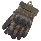 Перчатки тактические с закрытыми пальцами Zelart Military Rangers Heroe 9879 размер L Olive - изображение 3