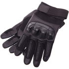 Перчатки тактические с закрытыми пальцами Zelart Heroe 8797 размер L Black - изображение 4