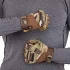 Рукавички тактичні із закритими пальцями Zelart Heroe 8799 розмір XL Camouflage Multicam - зображення 4