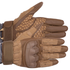 Перчатки тактические с закрытыми пальцами Zelart Military Rangers Heroe 9879 размер XL Khaki - изображение 1