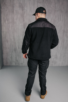 Кофта флісова поліція Чоловіча в кольорі чорний з водовідштовхувальними вставками 60 чорна 00035 - зображення 9
