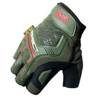 Рукавиці тактичні безпалі M-Pact Glove Olive L - зображення 4