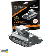 Коллекционная модель-конструктор Metal Time World of Tanks Танк AMX-13/75 (MT068)