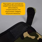 Защитные тактические военные перчатки без пальцев для охоты рыбалки PRO TACTICAL камуфляжные АН8789 размер L - изображение 3