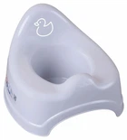 Горшок детский TEGA Уточка музыкальный без крышки серый (PO-072-122)