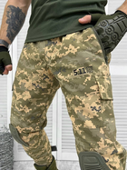 Тактичні військові бойові штани 5.11, Камуфляж: Піксель, Розмір: XL - зображення 3