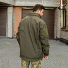 Куртка 2 в 1 с подстебкой (СШ-С22) Soft Shell Grifon олива 48 размер - изображение 5