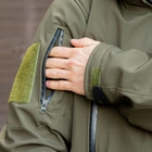 Куртка 2 в 1 с подстебкой (СШ-С22) Soft Shell Grifon олива 52 размер - изображение 13