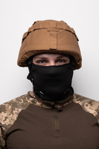 Кавер на каску МИЧ с креплением для очков шлем маскировочный чехол Mich Койот - изображение 3