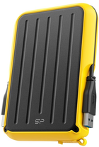 Dysk twardy Silicon Power Armor A66 2TB SP020TBPHD66SS3Y 2.5 USB 3.2 Zewnętrzny Żółty - obraz 2