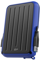 Жорсткий диск Silicon Power Armor A66 5TB SP050TBPHD66LS3B 2.5 USB 3.2 External Blue - зображення 2