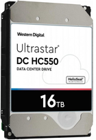 Жорсткий диск Western Digital Ultrastar DC HC550 16TB 7200rpm 512MB WUH721816ALE6L4_0F38462 3.5 SATA III - зображення 2