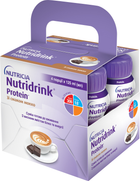 Энтеральное питание Nutricia Nutridrink Protein Mocha со вкусом мокко с высоким содержанием белка и энергии 4 шт х 125 мл (8716900565366) - изображение 1