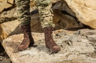 Летние лёгкие тактические военные берцы ALTBERG Desert 45 коричневые - изображение 7