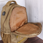 Зручний тактичний рюкзак у стилі мілітарі de esse 6836-khaki Хакі - зображення 5