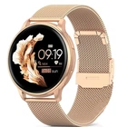 Женские умные часы Smart Melisia Gold + каучуковый ремешок