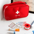 Аптечка для ліків таблеток Червона маленька Компактна Універсальна Дорожня - зображення 4