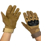 Тактичні рукавиці розмір М койот - изображение 1