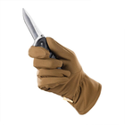 Тактические зимние перчатки M-Tac военные, армейские зимние перчатки зсу койот Сoyote - изображение 4