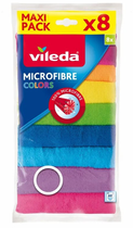 Ściereczki Vileda Microfibre Colors 8 szt (151501) - obraz 1