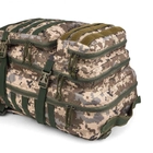 Военный тактический универсальный рюкзак 45л. Цвет пиксель. - изображение 5