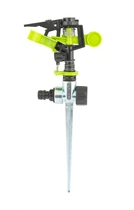 Дождеватель пульсирующий MASTERTOOL GM 1/2" металлический колышек 3 режима 20 метров (92-9329)