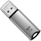 Pendrive Silicon Power Marvel M02 32 GB USB 3.2 Srebrny (SP032GBUF3M02V1S) - obraz 1