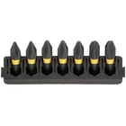 Набор бит DeWALT в касете для Tough Case, FlexTorq, L = 25 мм, Рh1 - 2 шт, Рh2 - 3 шт, Рh3 - 2шт (DT70808)