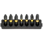 Набір біт DeWALT в касеті для Tough Case,FlexTorq,L 25 мм, Рh1,Рh2 2 шт, Pz1,Pz2 2 шт, Pz3 (DT70809)