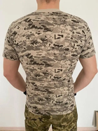 Футболка мужская тактическая армейская с коротким рукавом для ВСУ, Пиксель XL - изображение 4