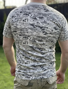 Футболка мужская тактическая армейская с коротким рукавом для ВСУ, Пиксель XL - изображение 5