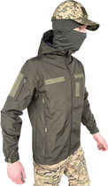Куртка тактична олива літня soft shell, Водонепроникна тактична куртка НГУ 56р. - зображення 3