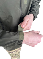 Куртка тактична олива літня soft shell, Водонепроникна тактична куртка НГУ 48р. - зображення 4