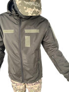 Куртка тактична олива літня soft shell, Водонепроникна тактична куртка НГУ 52р. - зображення 5