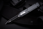 Нож Выкидной Фронтальный со Стеклобоем (Серый) GK76 - изображение 1