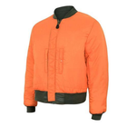 Двусторонняя куртка Mil-Tec олива 10403001 бомбер ma1 размер XL - изображение 6