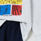 Піжама дитяча (футболка з довгими рукавами + штани) OVS 1628996 122 см Grey Melange (8052147504912) - зображення 2