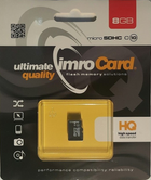 Imro microSDHC 8GB klasa 10 (10/8G) - obraz 1