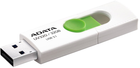 ADATA UV320 32GB USB 3.1 White-Green (AUV320-32G-RWHGN) - зображення 2