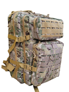 Рюкзак тактический штурмовой объем 40 лит материал CORDURA мультикам - изображение 8