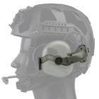 Активні навушники ProTac Slim Олива + Premium кріплення на шолом каску (127900pr) - зображення 13