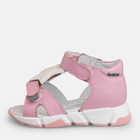 Дитячі шкіряні сандалії для дівчинки Bartek 11540001 19 Світло-рожеві (5903607638049) - зображення 3