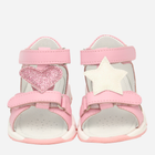 Дитячі шкіряні сандалії для дівчинки Bartek 11540001 19 Світло-рожеві (5903607638049) - зображення 5
