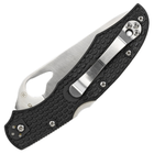 Ніж складний Spyderco Byrd Cara Cara 2 FRN, напівсерейтор (BY03PSBK2) - изображение 2