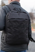 Рюкзак тактический черный 15-20 литров - изображение 1