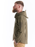 Мужская куртка тактическая Eagle Soft Shell JA-01 с флисом Green Olive айви XXXL - изображение 8