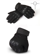 Тактические Перчатки Tactical Gloves PRO закрытые рукавицы черные размер L - изображение 8