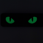 M-Tac нашивка Cat Eyes Laser Cut Black/GID - изображение 2